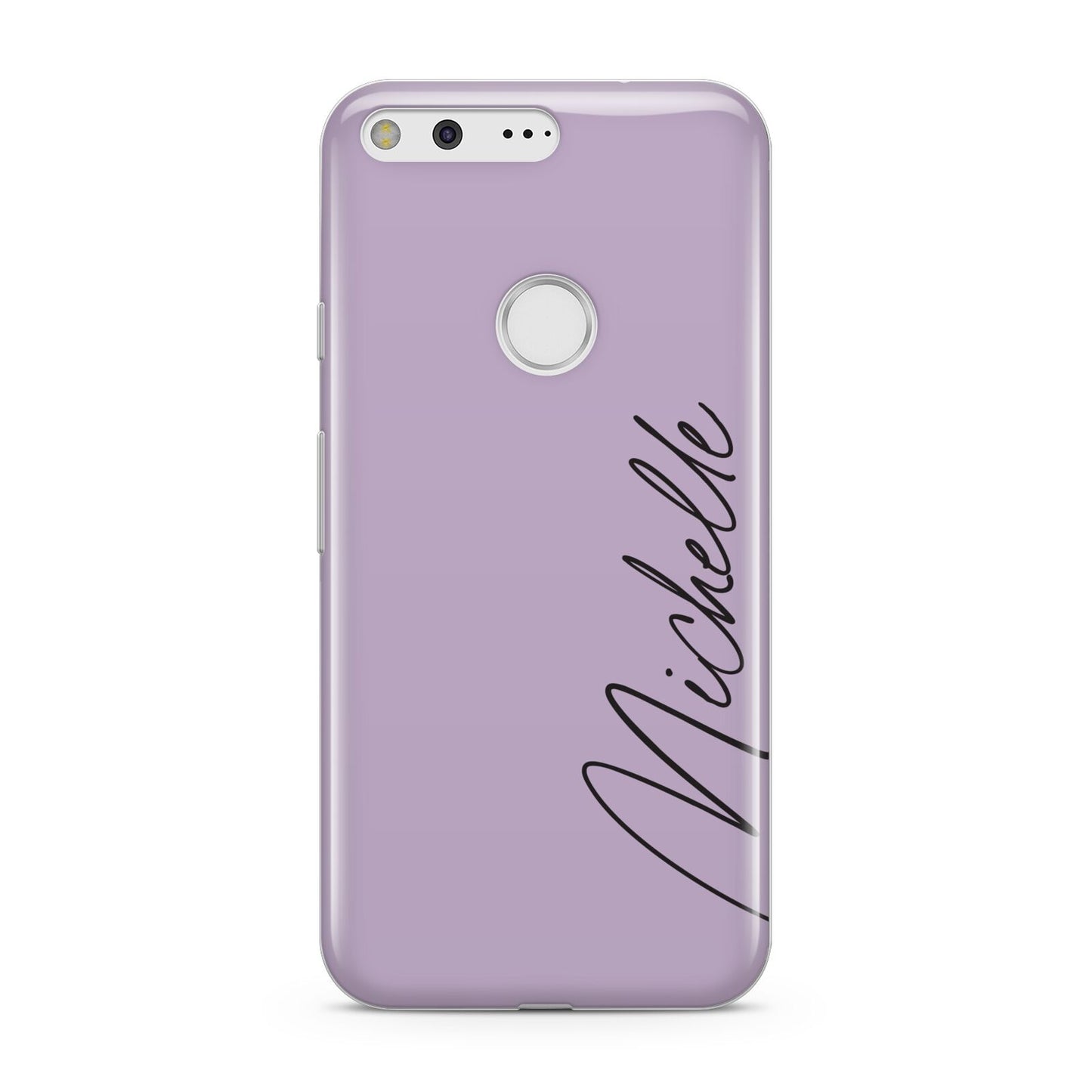 Personalised Lavender Script Name Design Google Pixel Case