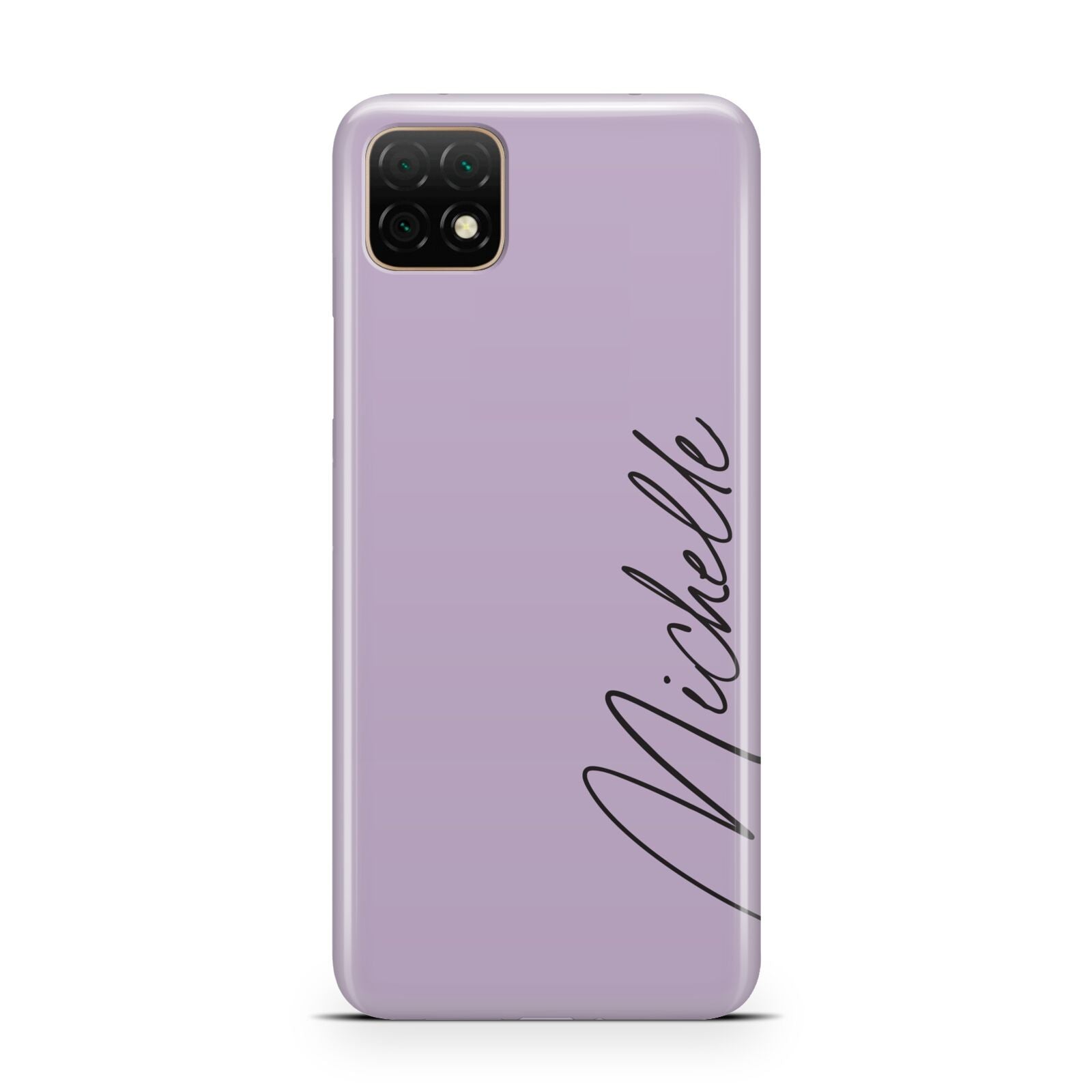 Personalised Lavender Script Name Design Huawei Enjoy 20 Phone Case