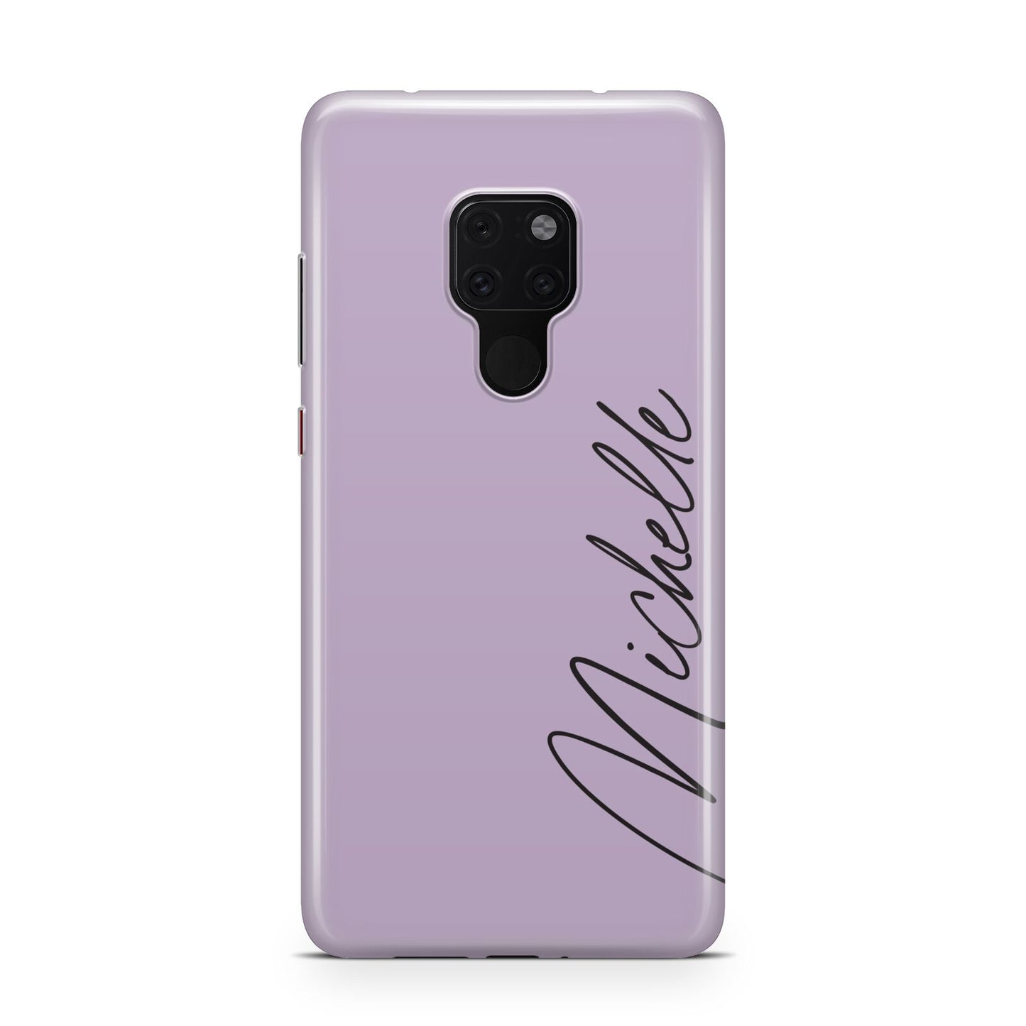 Personalised Lavender Script Name Design Huawei Mate 20 Phone Case
