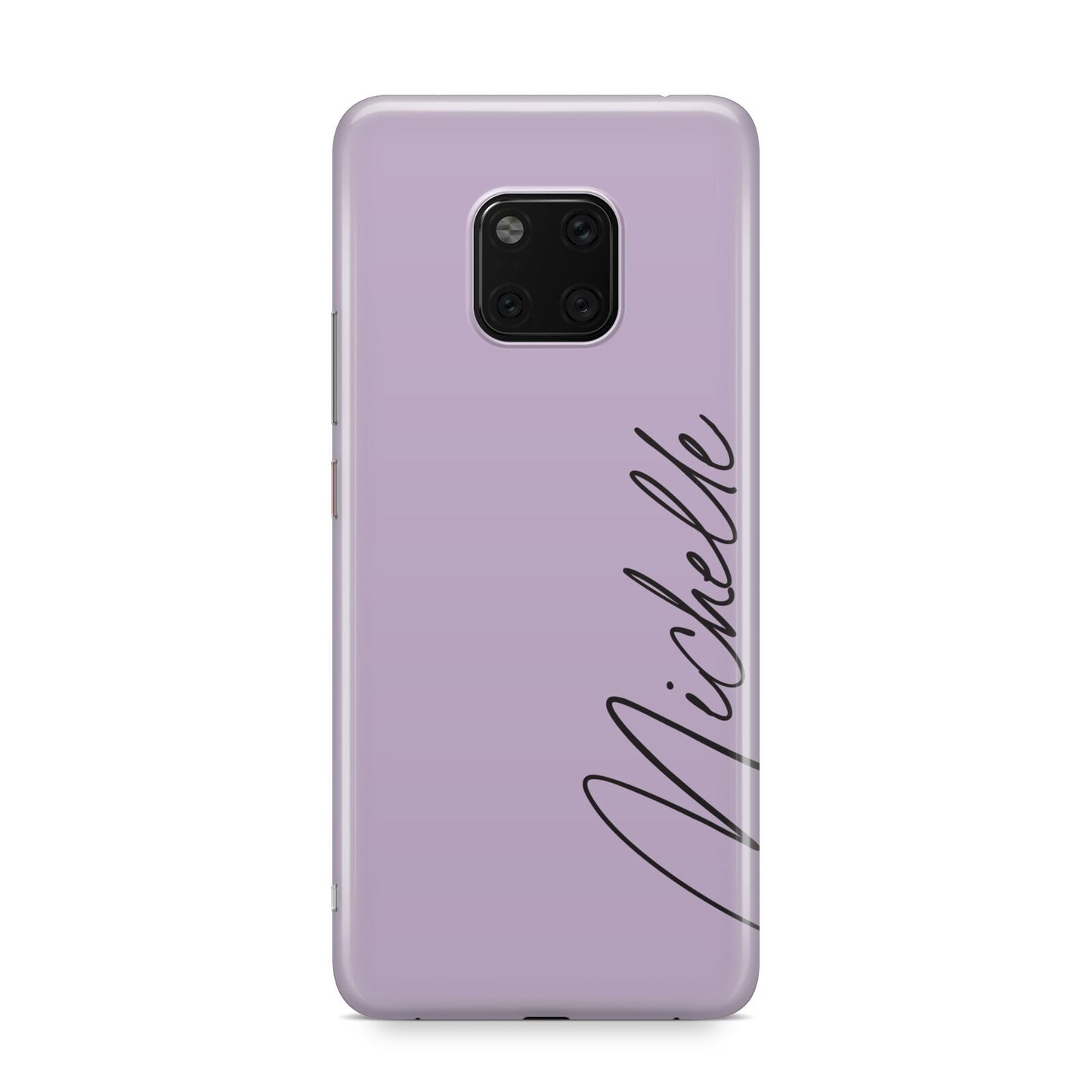 Personalised Lavender Script Name Design Huawei Mate 20 Pro Phone Case