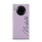 Personalised Lavender Script Name Design Huawei Mate 30 Pro Phone Case