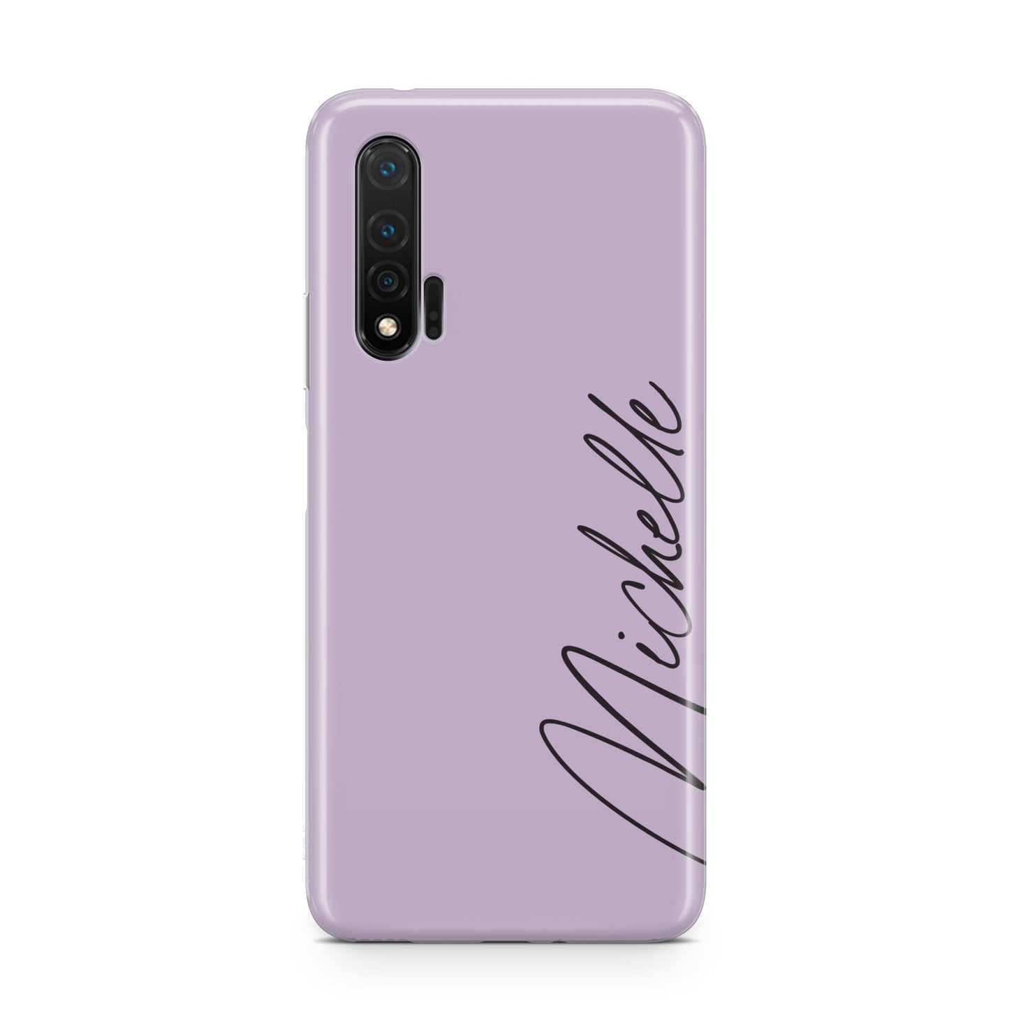 Personalised Lavender Script Name Design Huawei Nova 6 Phone Case
