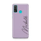Personalised Lavender Script Name Design Huawei P Smart 2020