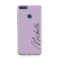 Personalised Lavender Script Name Design Huawei P Smart Case