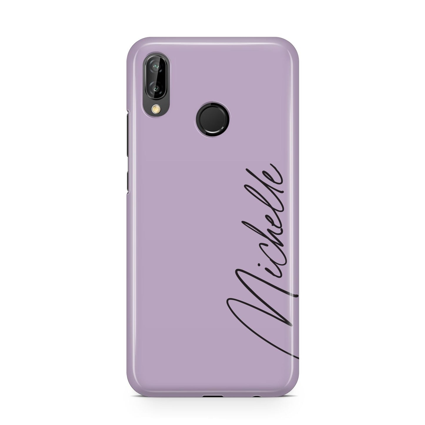 Personalised Lavender Script Name Design Huawei P20 Lite Phone Case