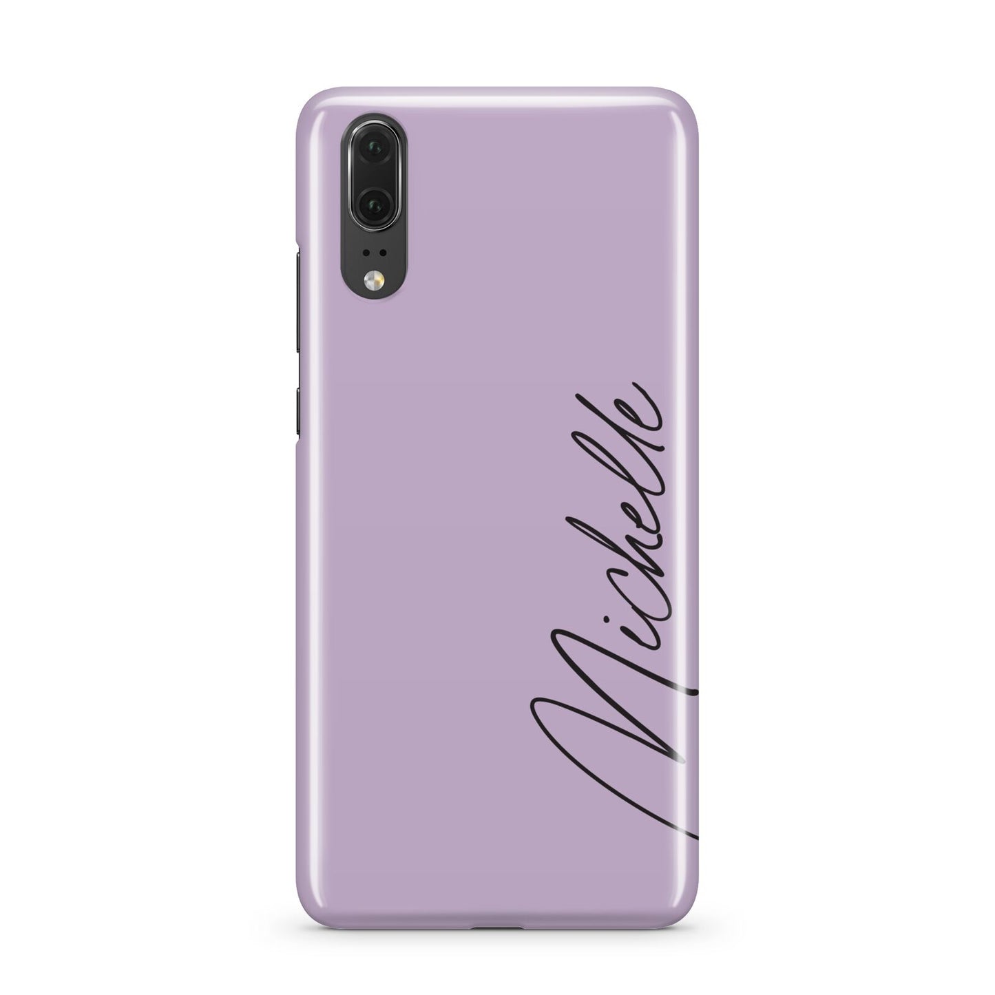 Personalised Lavender Script Name Design Huawei P20 Phone Case