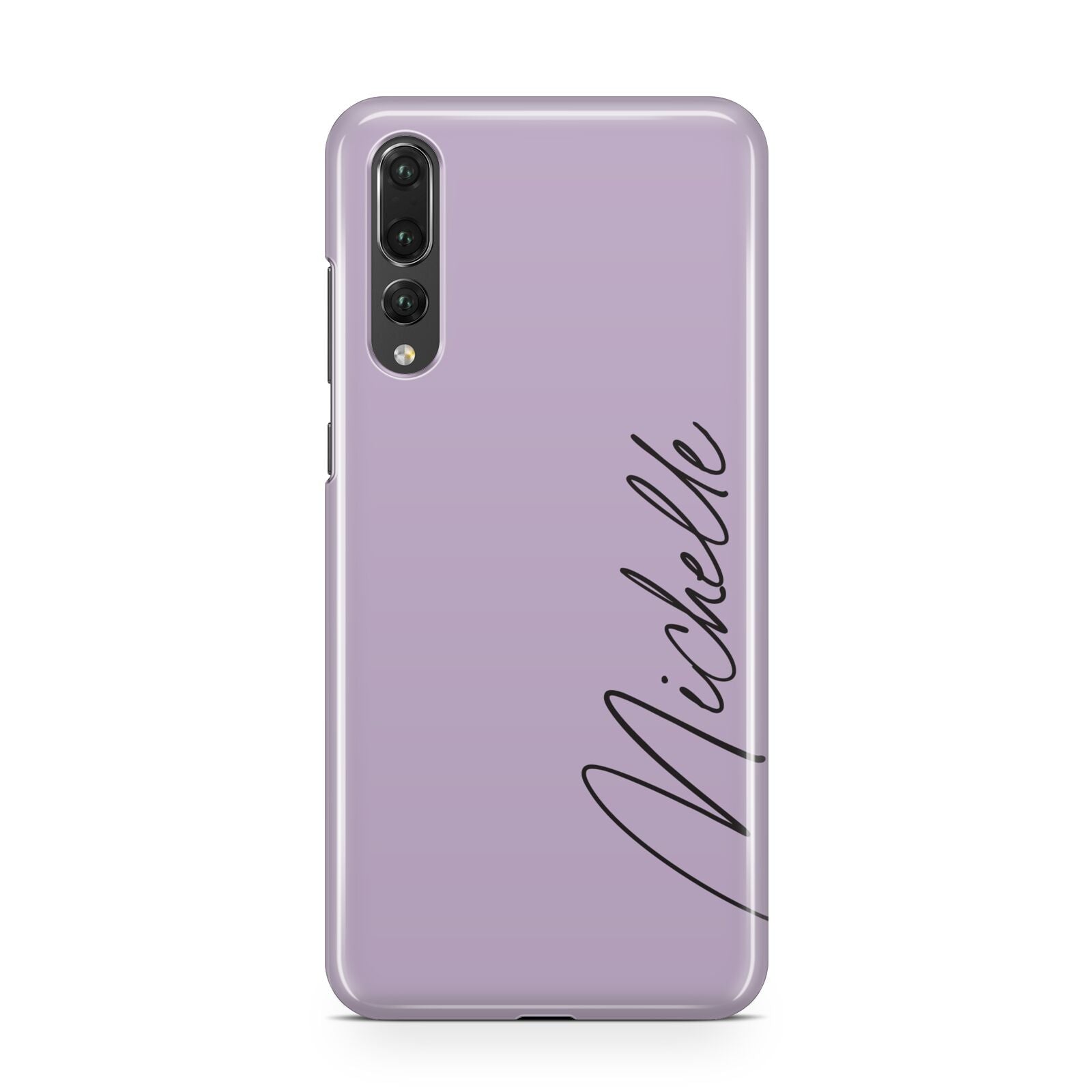 Personalised Lavender Script Name Design Huawei P20 Pro Phone Case