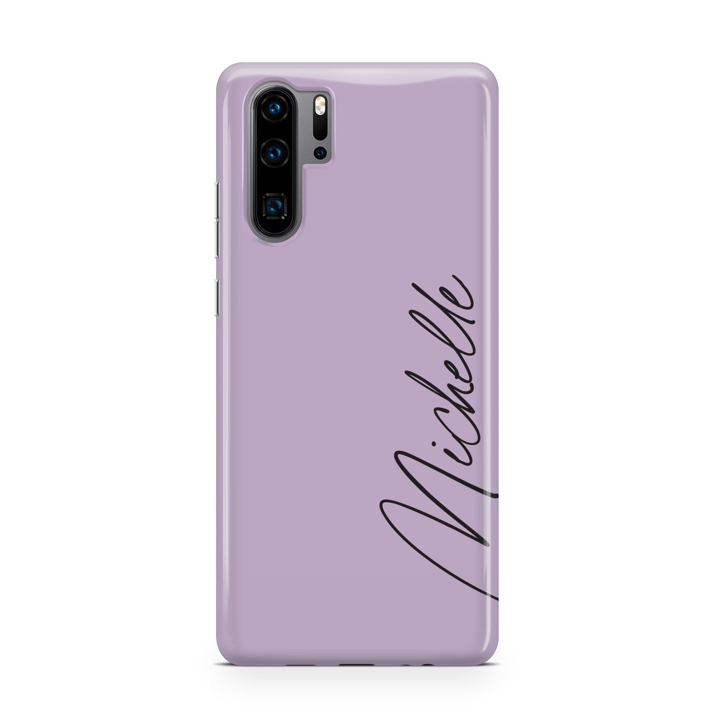 Personalised Lavender Script Name Design Huawei P30 Pro Phone Case