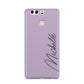 Personalised Lavender Script Name Design Huawei P9 Case