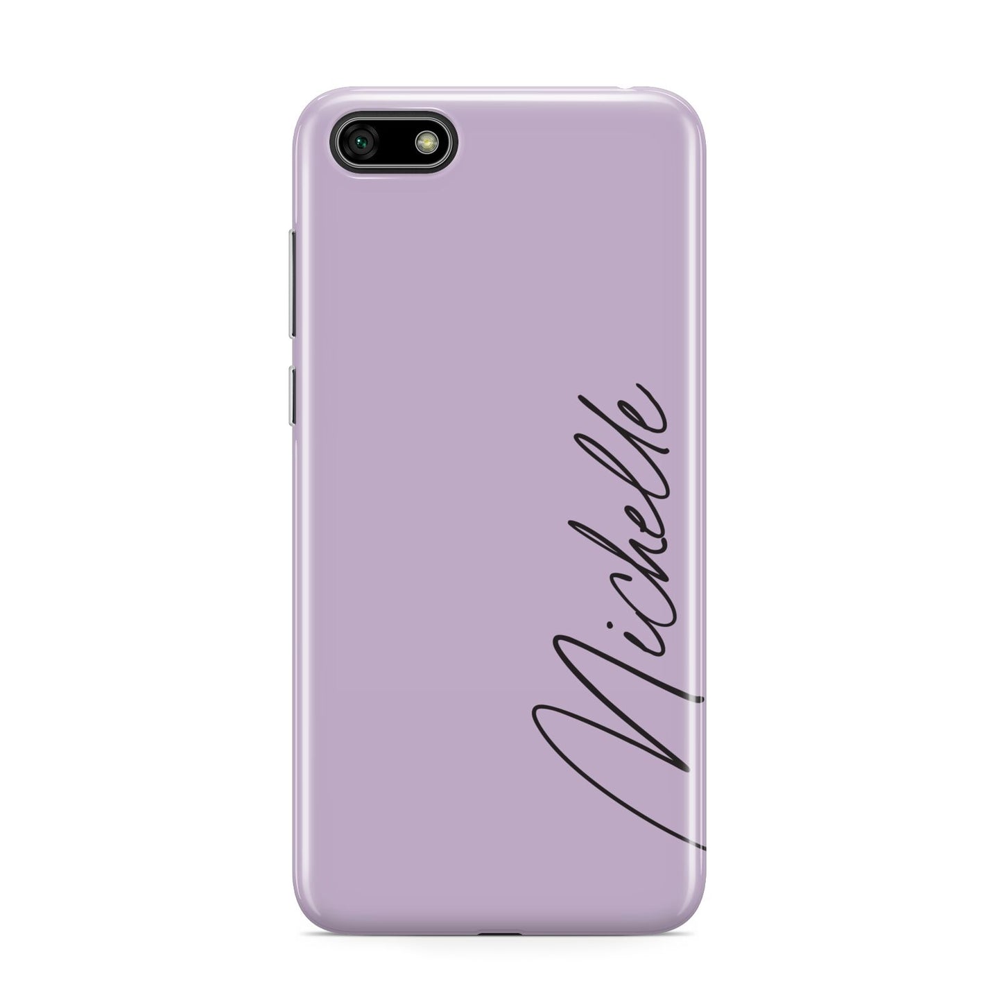 Personalised Lavender Script Name Design Huawei Y5 Prime 2018 Phone Case