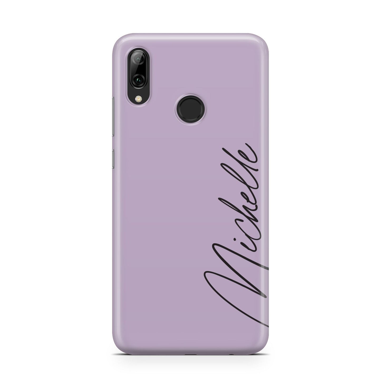 Personalised Lavender Script Name Design Huawei Y7 2019