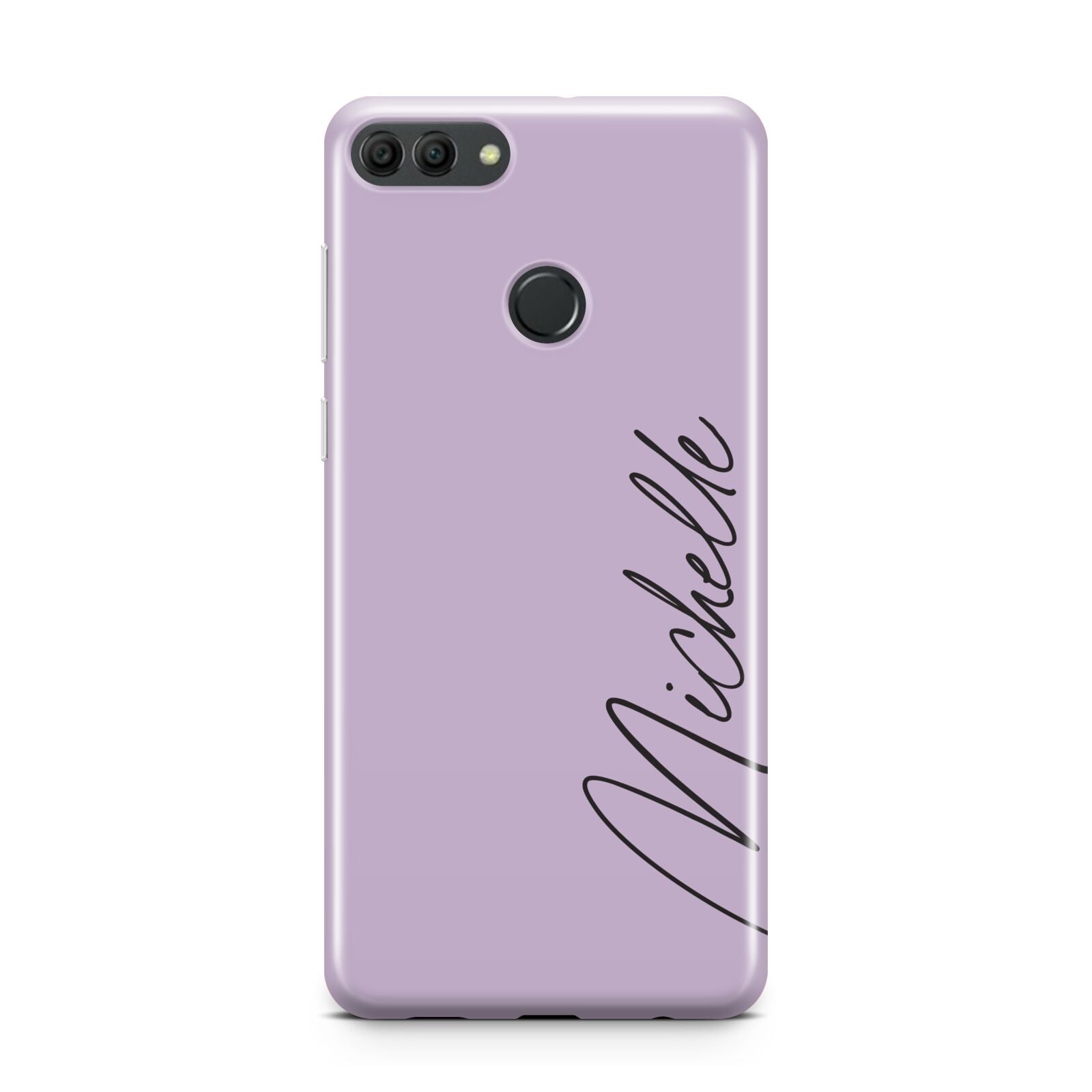 Personalised Lavender Script Name Design Huawei Y9 2018