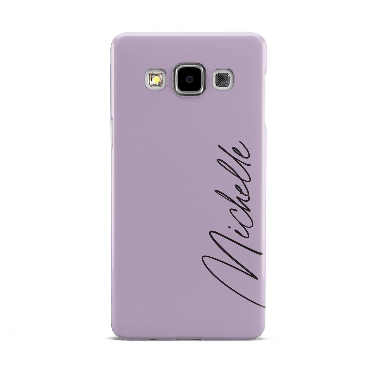 Personalised Lavender Script Name Design Samsung Galaxy A5 Case