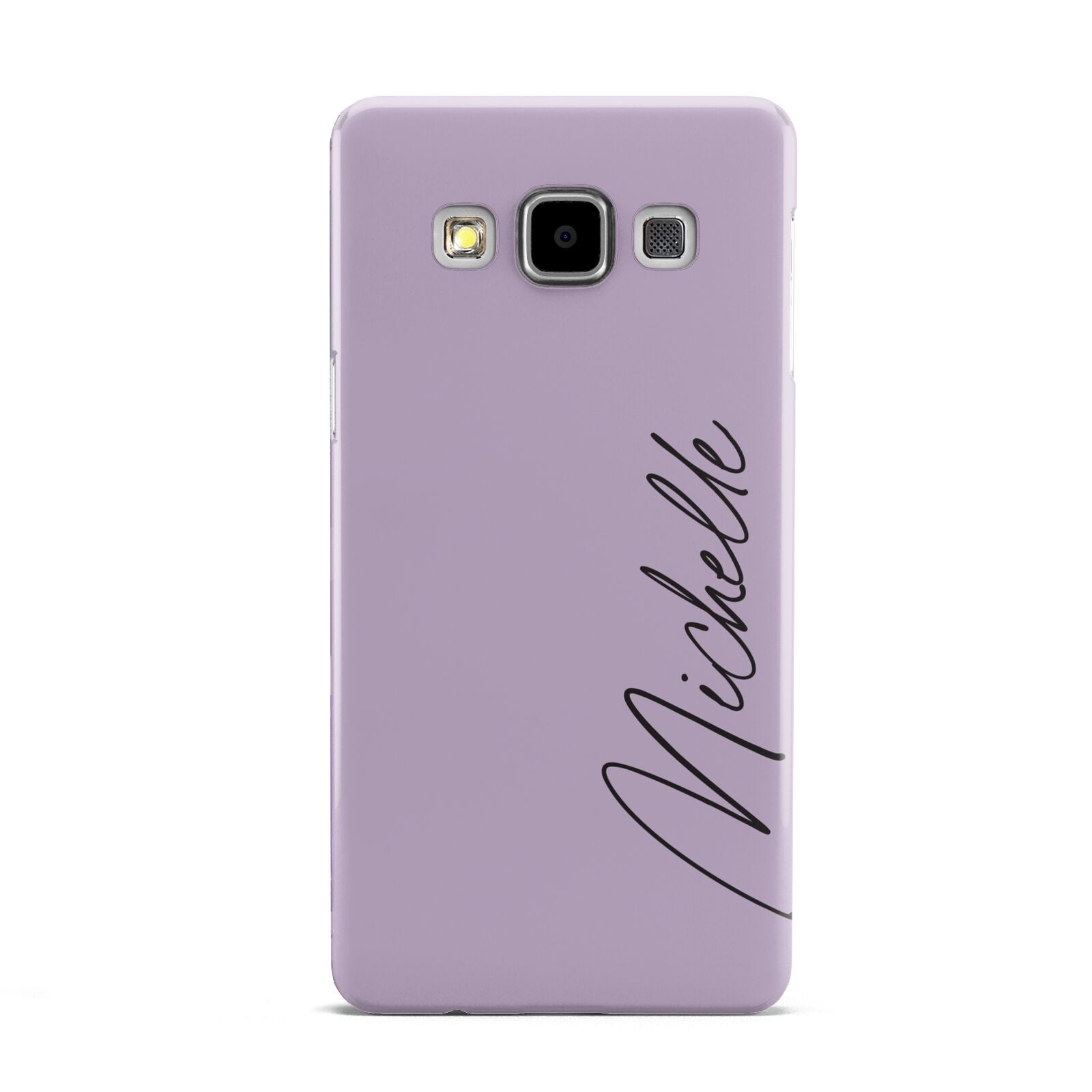 Personalised Lavender Script Name Design Samsung Galaxy A5 Case