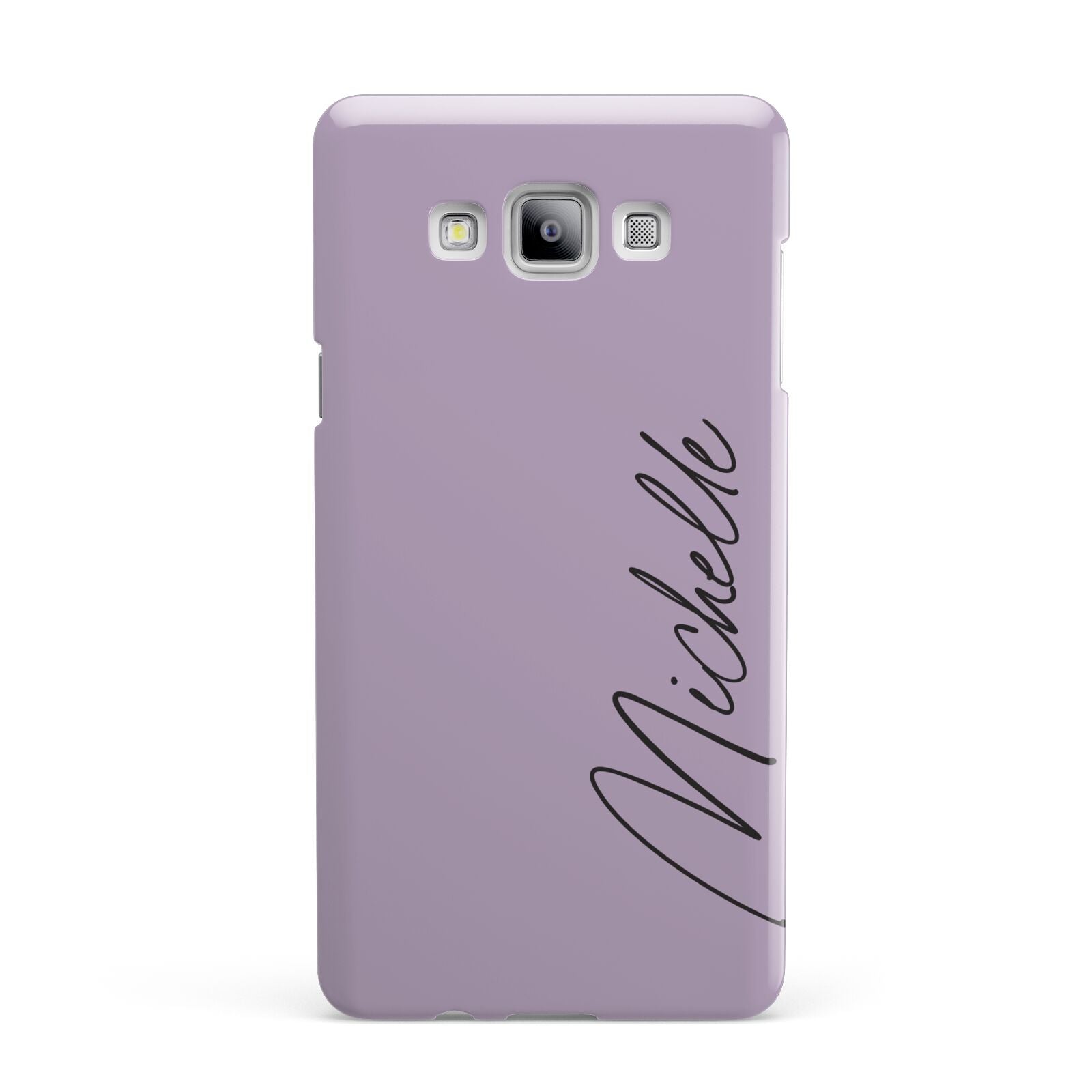 Personalised Lavender Script Name Design Samsung Galaxy A7 2015 Case