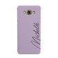 Personalised Lavender Script Name Design Samsung Galaxy A8 Case