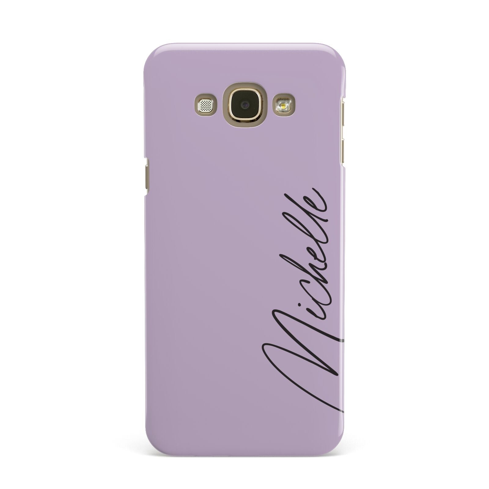 Personalised Lavender Script Name Design Samsung Galaxy A8 Case