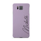 Personalised Lavender Script Name Design Samsung Galaxy Alpha Case