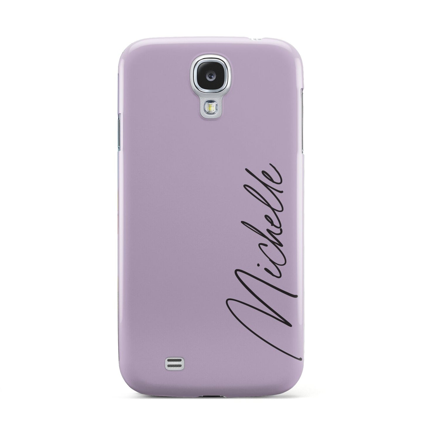 Personalised Lavender Script Name Design Samsung Galaxy S4 Case
