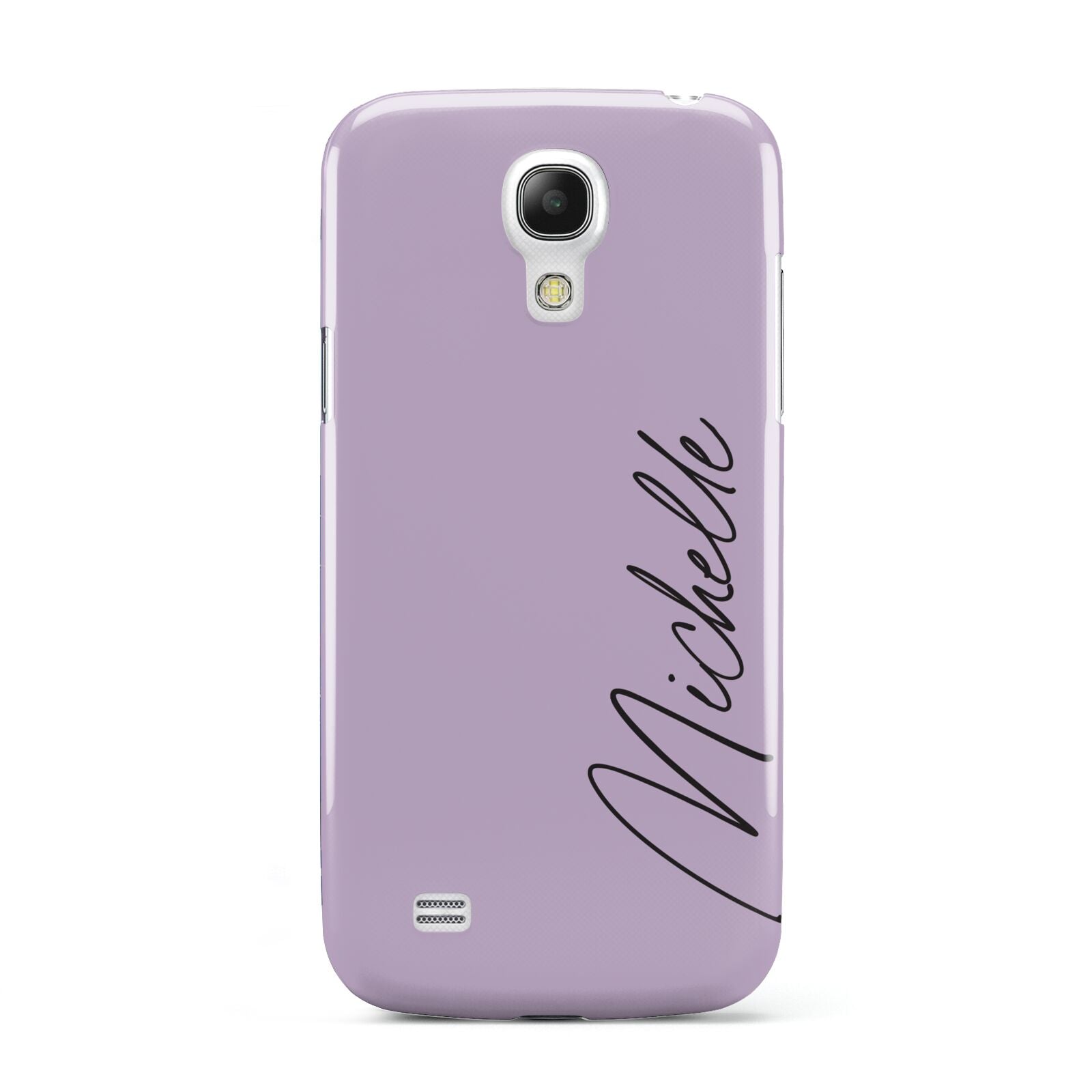 Personalised Lavender Script Name Design Samsung Galaxy S4 Mini Case