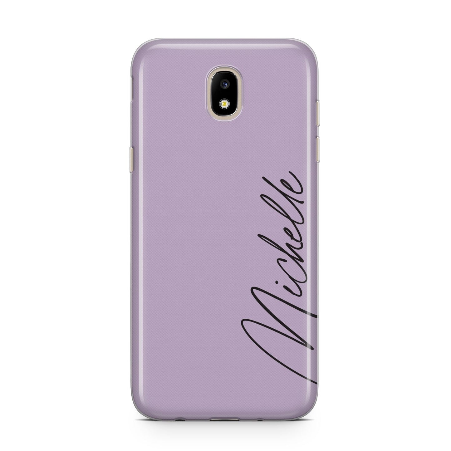 Personalised Lavender Script Name Design Samsung J5 2017 Case