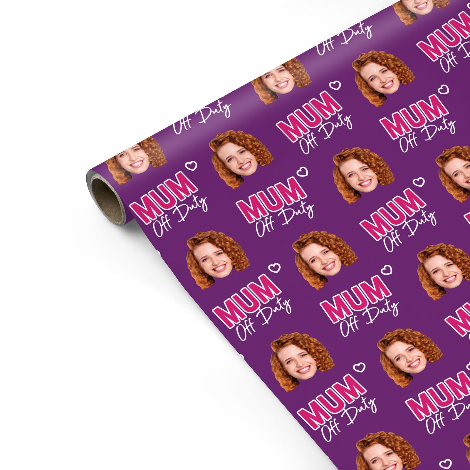 Personalised Mum Off Duty Photo Design Personalised Gift Wrap