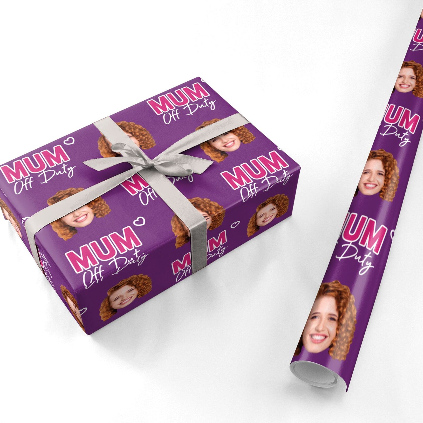 Personalised Mum Off Duty Photo Design Personalised Wrapping Paper