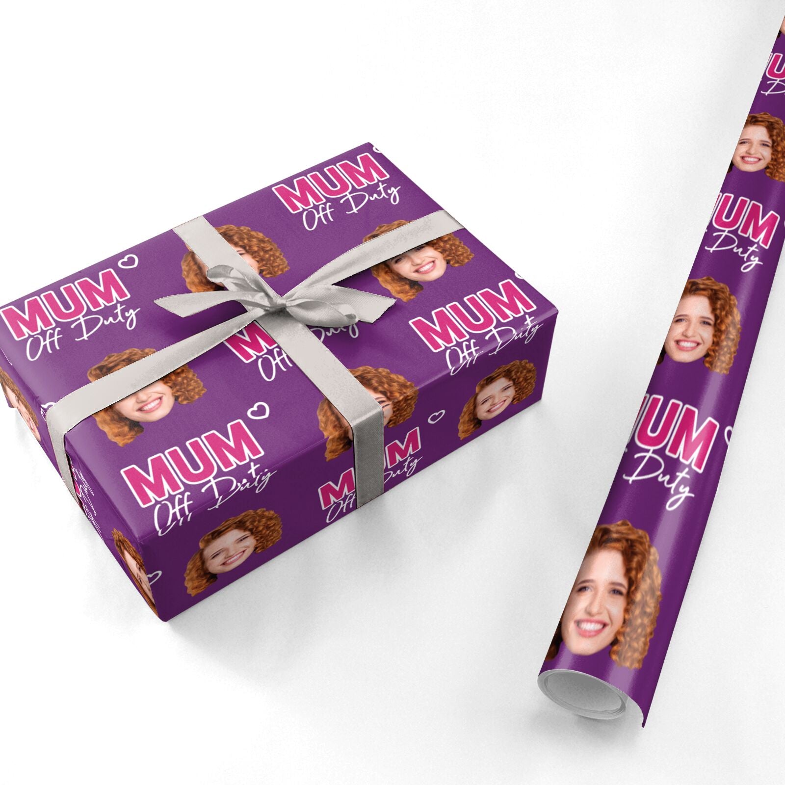 Personalised Mum Off Duty Photo Design Personalised Wrapping Paper
