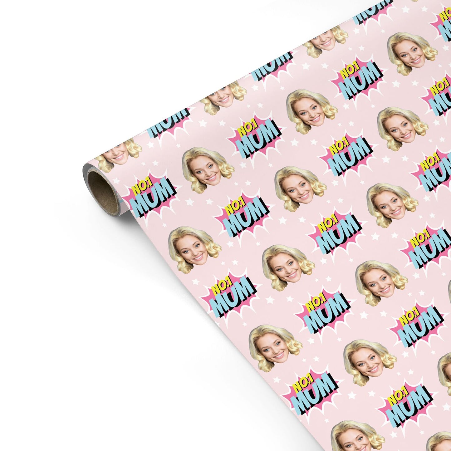 Personalised No1 Mum Photo Design Personalised Gift Wrap