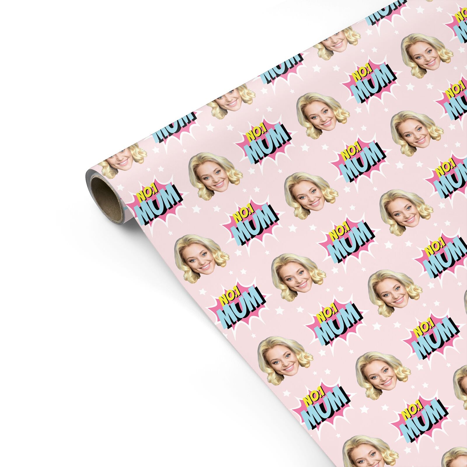 Personalised No1 Mum Photo Design Personalised Gift Wrap