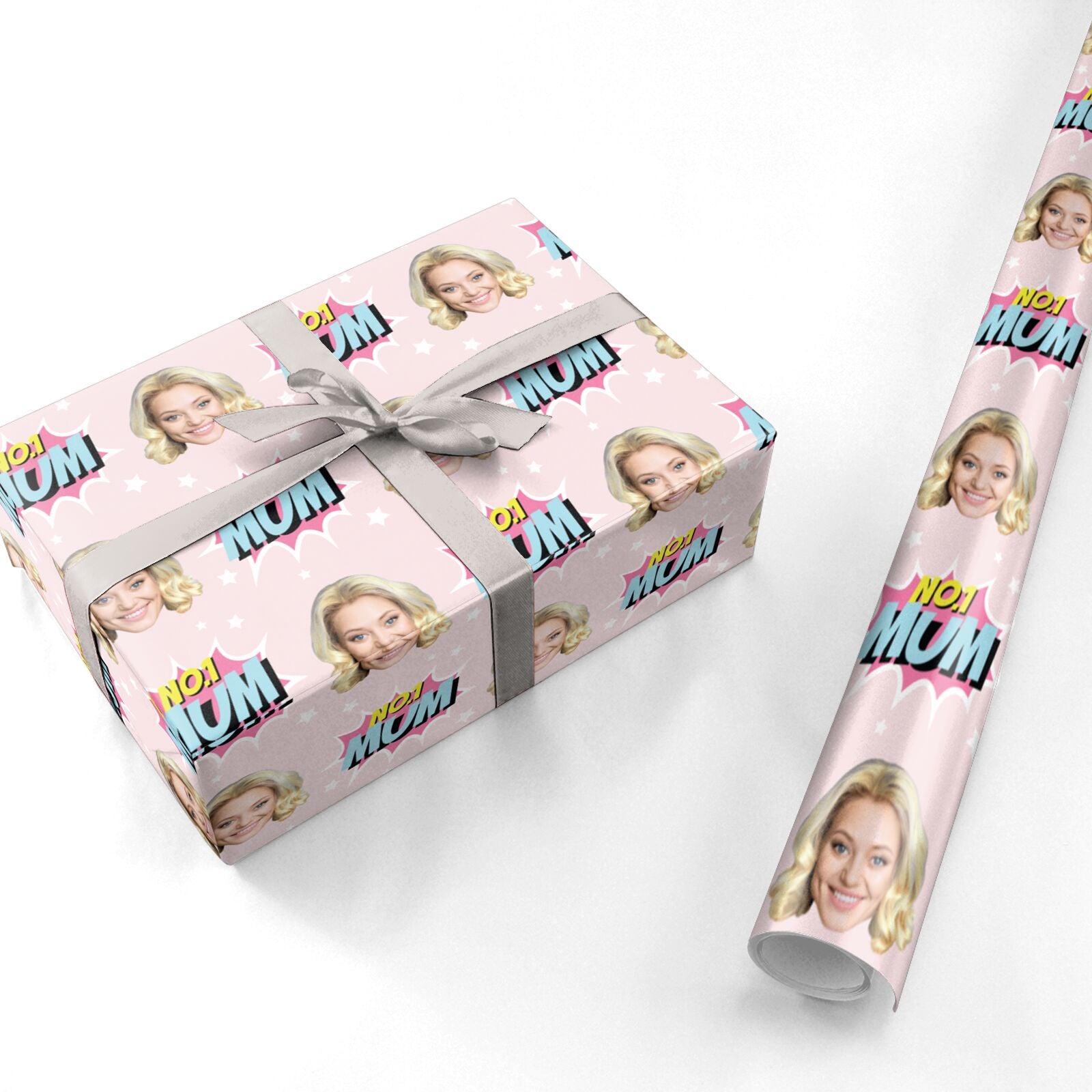 Personalised No1 Mum Photo Design Personalised Wrapping Paper
