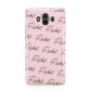 Personalised Pink Script Name Pattern Huawei Mate 10 Protective Phone Case