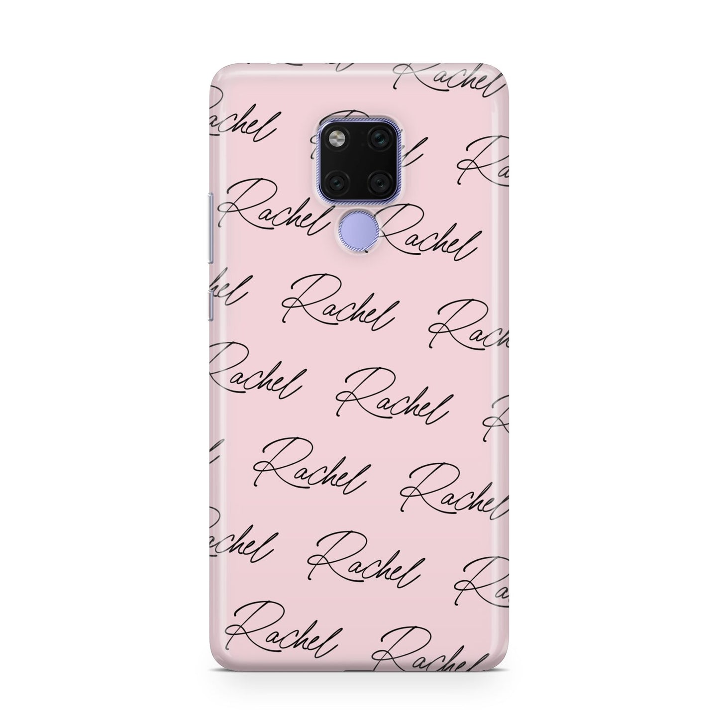 Personalised Pink Script Name Pattern Huawei Mate 20X Phone Case