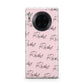 Personalised Pink Script Name Pattern Huawei Mate 30 Pro Phone Case