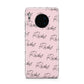 Personalised Pink Script Name Pattern Huawei Mate 30