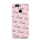 Personalised Pink Script Name Pattern Huawei Nova 2s Phone Case
