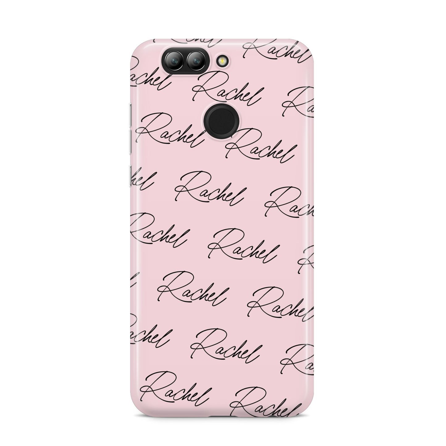 Personalised Pink Script Name Pattern Huawei Nova 2s Phone Case