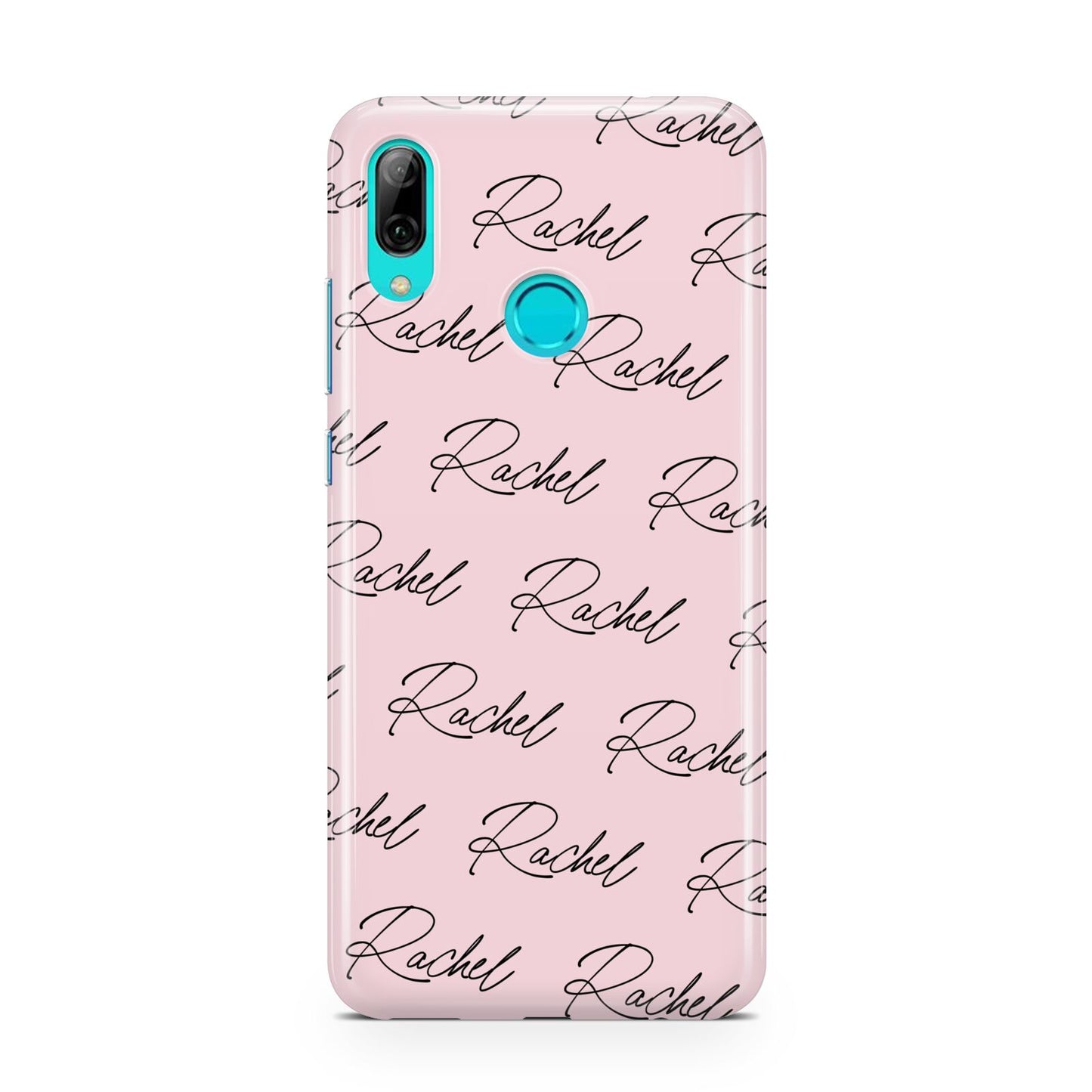 Personalised Pink Script Name Pattern Huawei P Smart 2019 Case