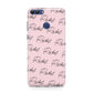 Personalised Pink Script Name Pattern Huawei P Smart Case