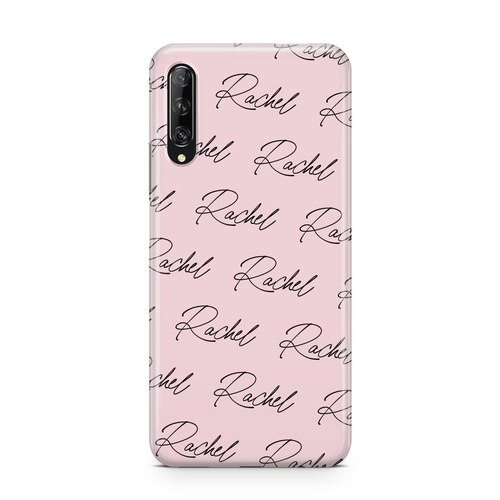 Personalised Pink Script Name Pattern Huawei P Smart Pro 2019