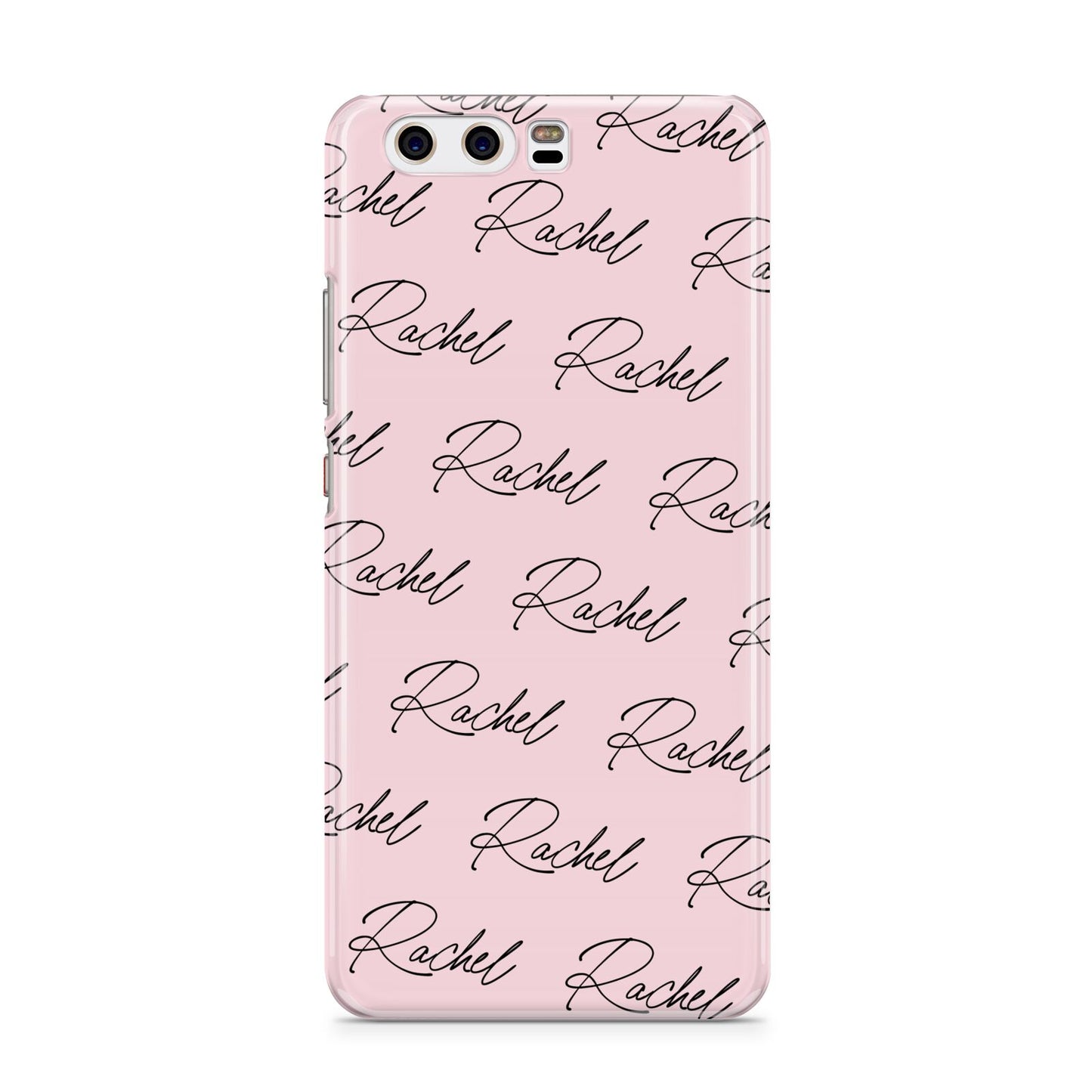 Personalised Pink Script Name Pattern Huawei P10 Phone Case
