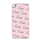 Personalised Pink Script Name Pattern Huawei P8 Lite Case