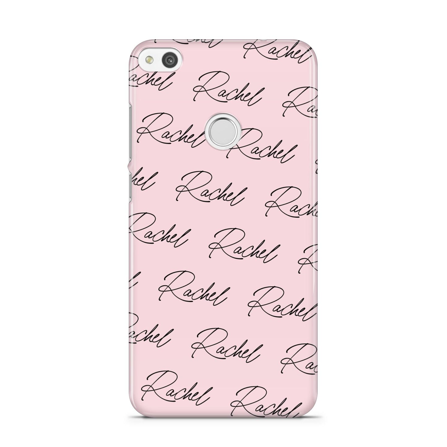 Personalised Pink Script Name Pattern Huawei P8 Lite Case
