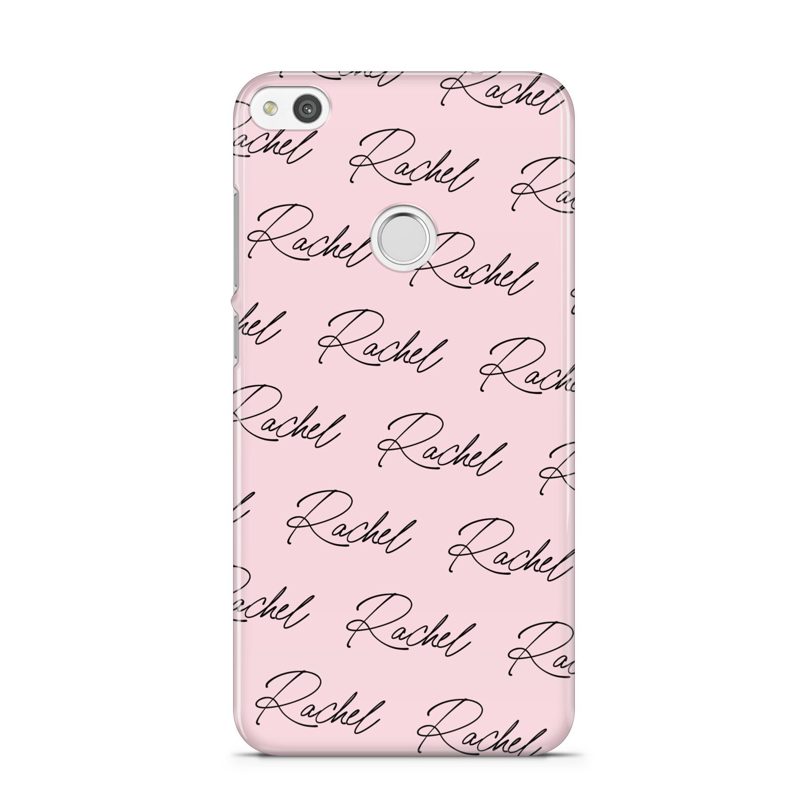 Personalised Pink Script Name Pattern Huawei P8 Lite Case