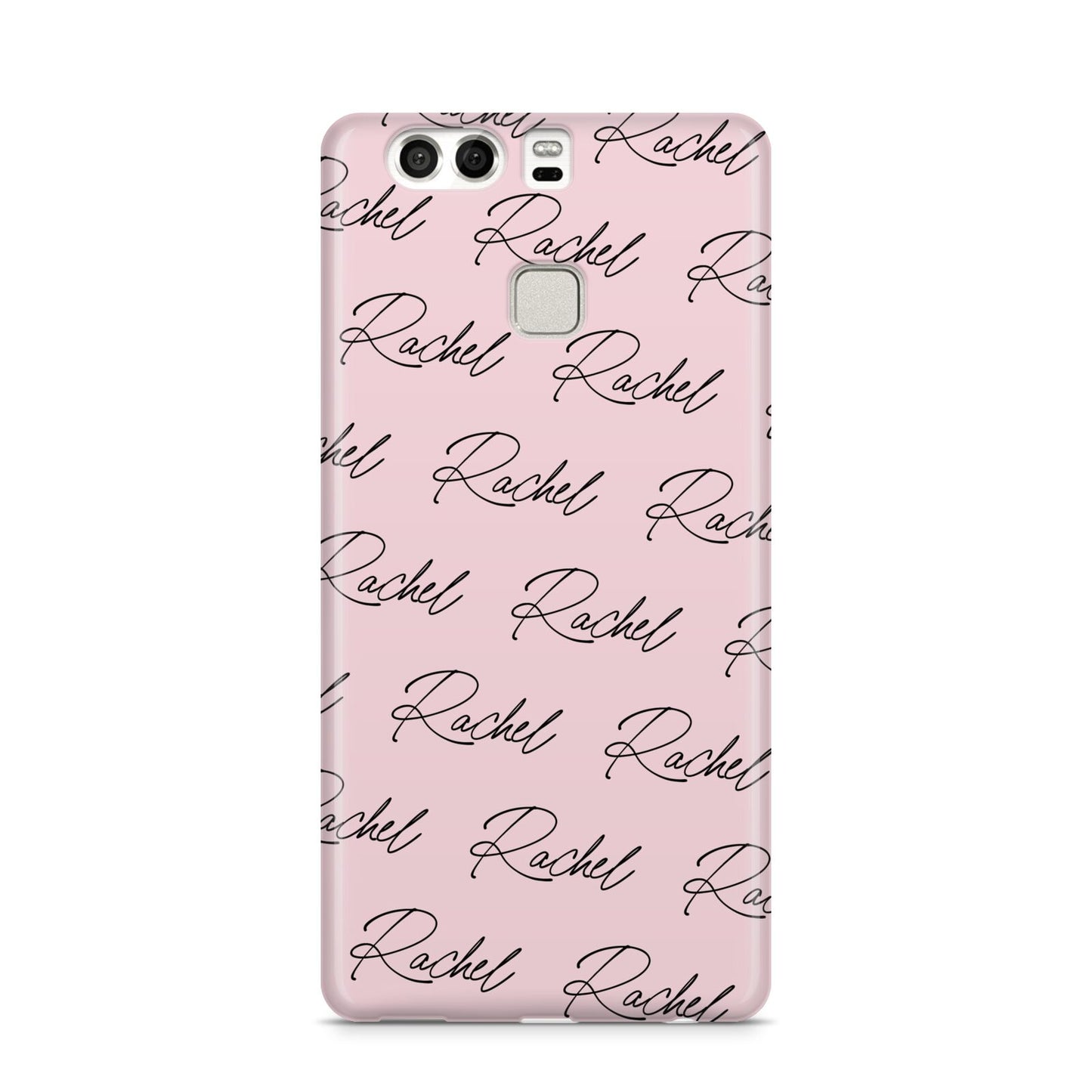 Personalised Pink Script Name Pattern Huawei P9 Case