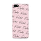 Personalised Pink Script Name Pattern Huawei Y5 Prime 2018 Phone Case