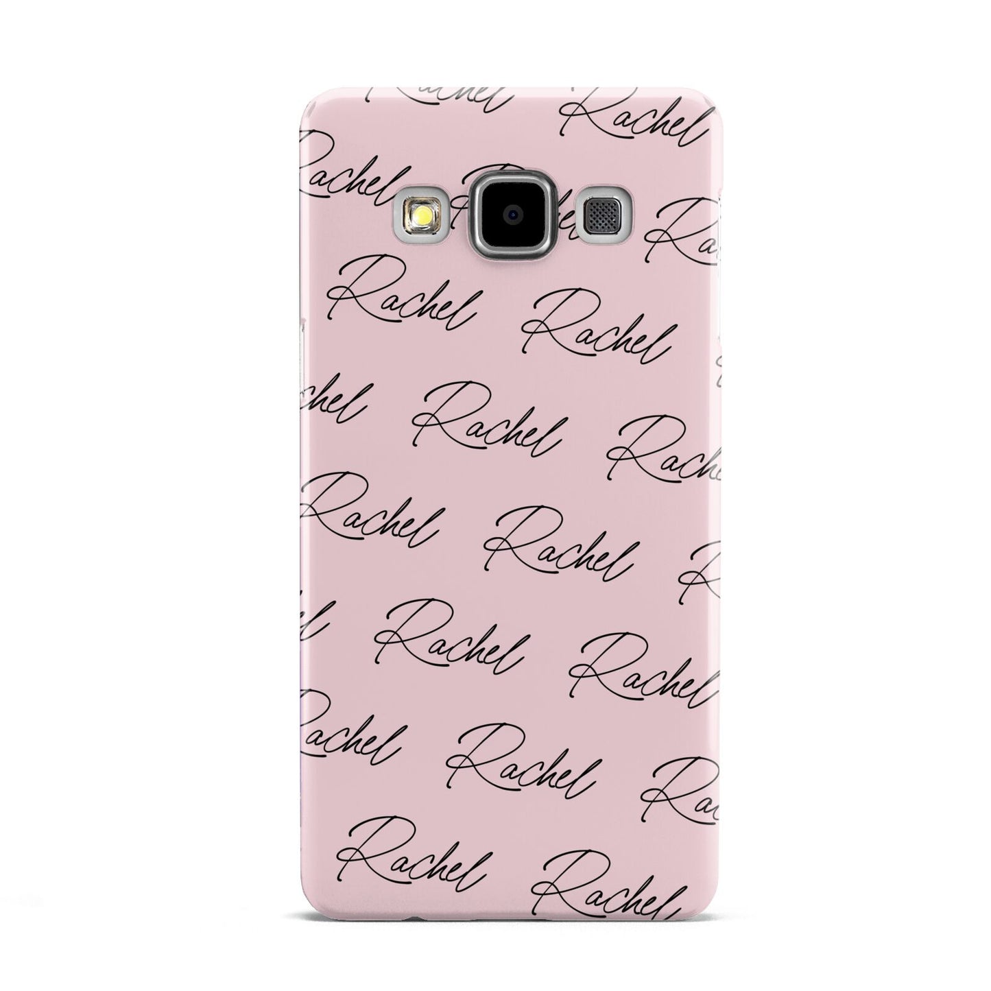 Personalised Pink Script Name Pattern Samsung Galaxy A5 Case