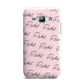 Personalised Pink Script Name Pattern Samsung Galaxy J1 2015 Case