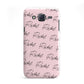 Personalised Pink Script Name Pattern Samsung Galaxy J5 Case