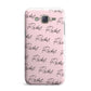 Personalised Pink Script Name Pattern Samsung Galaxy J7 Case